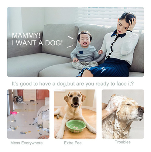 N Robot Puppy Smart Con Luz Y Sonido Rc Animal Dog Toy Para