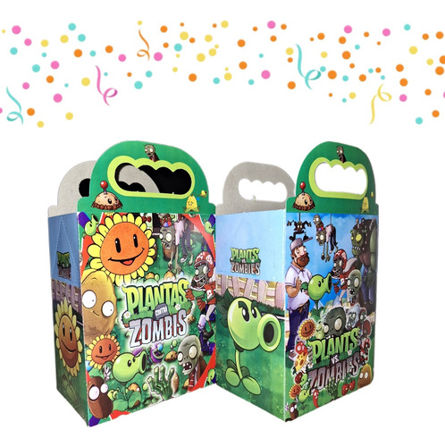 Caja Dulcera Plantas Vs. Zombies 20 Piezas 