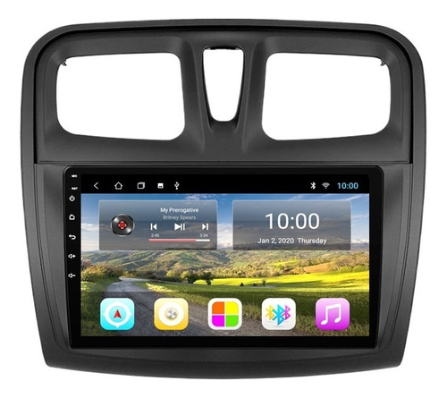 Autoestéreo 2+32g Carplay Cámara Para Renault Sandero 14-17