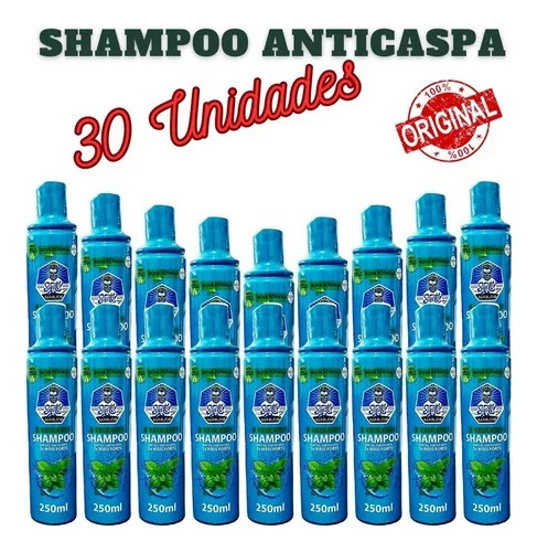 Kit 30 Shampoo Anticaspa 3x Mais Forte Dom Pelo Atacado