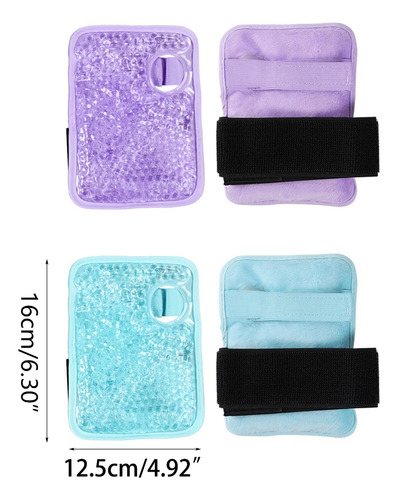 (bl) Bolsa De Gelo Prática Beads Ice Pack Com Alça Quente E