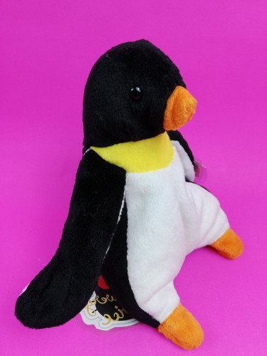 Ty Beanie Baby Peluche Pingüino Waddle 15cm Ty 1995