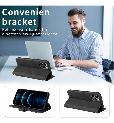 Funda De Piel Con Tapa Tipo Cartera Para Huawei Nova Y90, Y72, Y71, Y70 Plus Y61