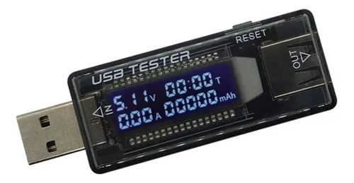 Tester Usb Medidor - Voltimetro Amperimetro - Analizador Mah