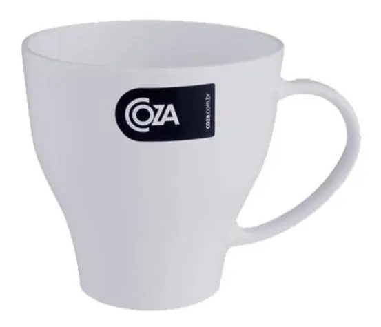 Caneca Viena Cozy 13 X 10 X 10 Cm 400 Ml Cor Branco Coza