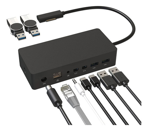 Adaptador Microsoft Surface Dock 2 Nuevo Color Negro