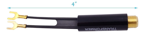 Adaptador Convertidor 75 Ohm A 300 Ohm Con Conector F