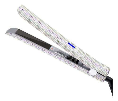 Plancha De Cabello Meekniss Con Diamante Y 22mm Placas