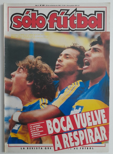 Revista Solo Futbol 389 - Boca Racing Huracan San Lorenzo