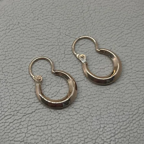 Argollas Criollas 12mm Oro Amarillo 18k 1 4g Env o gratis