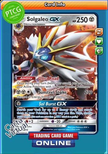 Solgaleo Gx - Sun & Moon Promos - Pokemon Tcg Online