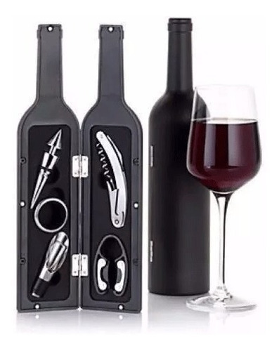 Set De Vino Sacacorchos Con Forma De Botella / Lhua Store