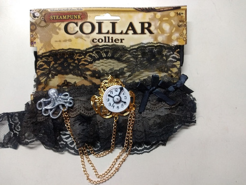 Choker Collar Steampunk Cotillon Disfraz Halloween