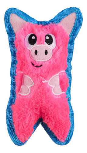 Juguete De Peluche Durablez Outward Hound Cerdo Rosa Xs