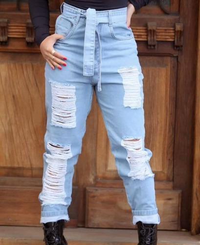 calça jeans feminina mom