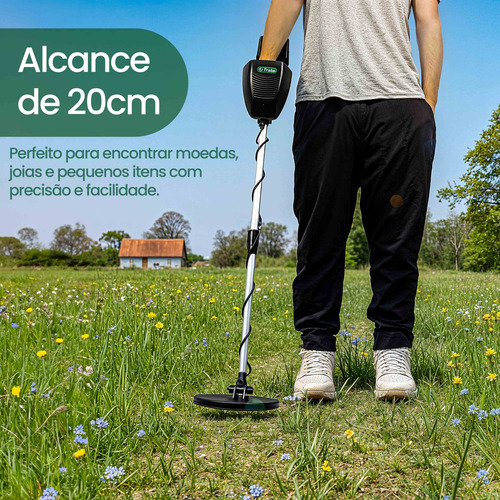 Detector Metais Alta Sensibilidade Ouro Prata Cobre Tdet60 T