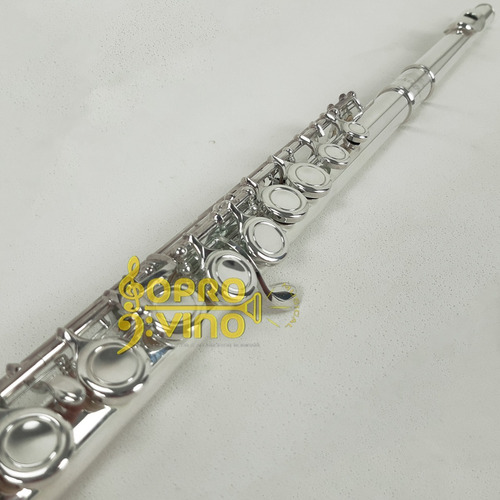 Flauta Transversal Prateada Schieffer Schf 001