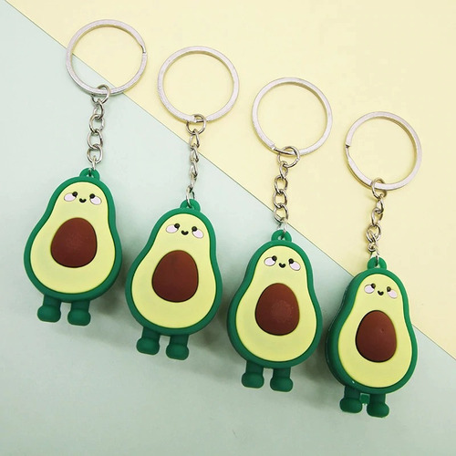 Llaveros Colgante Aguacatito Kawaii Avocado Aguacate 12pz 