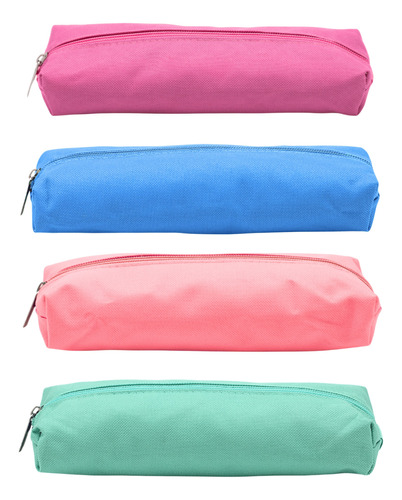 Pack 12 Piezas Estuche Lapicera Escolar Liso Color Pastel Ch