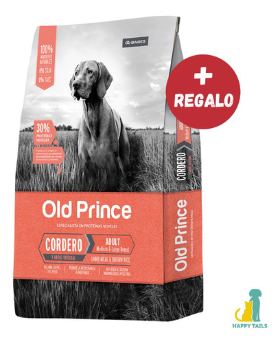 Old Prince Cordero X 15 Kg + Envio Gratis Zona Norte