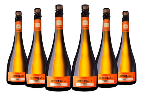 Pack 6x Espumante Undurraga Brut 750ml