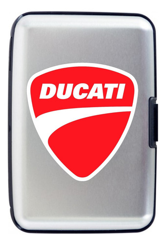 Billetera Ducati Tarjetero Aluminio Porta Doc 