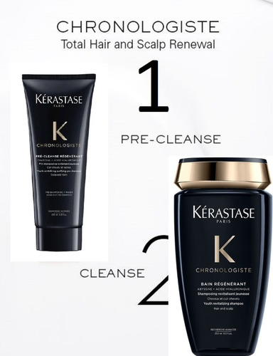 Kérastase Kit Chronologiste Pre-shampoo Exfoliante+ Shampu  