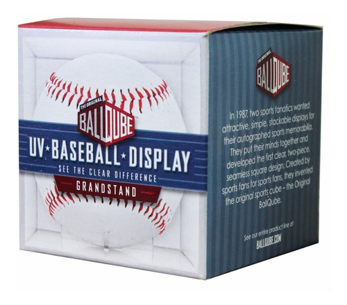 Imagen 2 de 3 de Base Transparente Exhibidor Porta Pelotas Beisbol Baseball