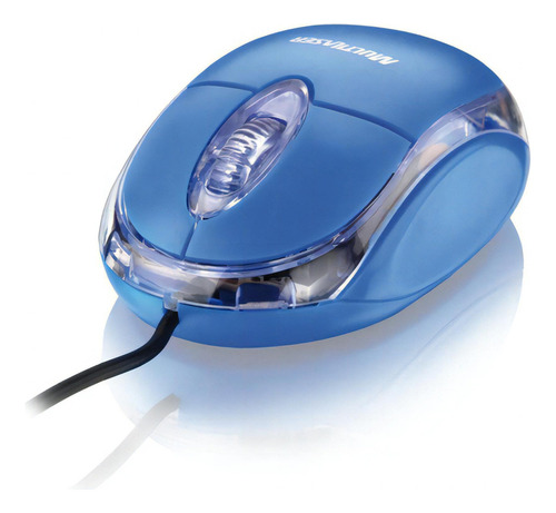 Mouse Óptico Classic 800dpi Usb Azul  Mo001 Multilaser