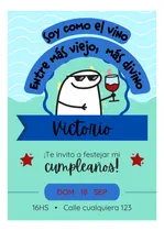 Comprar Invitación Digital Personalizada Flork N5 Cumpleaños Fiestas