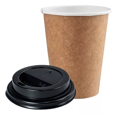 VASO POLIPAPEL 8 OZ PARA CAFÉ TAPA PLASTICA