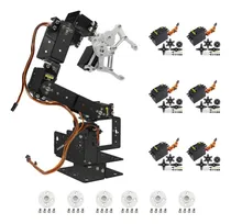 Comprar Brazo Robótico 6 Dof Con Pinza Para Arduino