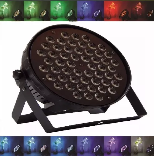 Combo 2 Proton 54 Led Tacho Rgb Audioritmico Dmx Envio Grati