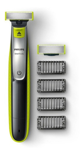 Rasuradora Philips OneBlade QP2520/30 verde lima y gris oscuro 100V/240V