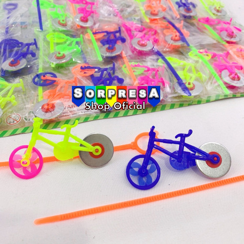 20 Lanzadores Bicicletas Juguete Piñata Bolo Fiesta Cumple