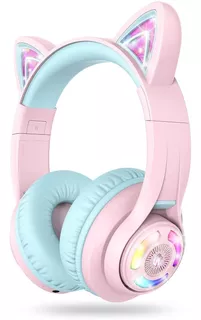 Auriculares Headphones Inalambricos Iclever Orejas De Gato