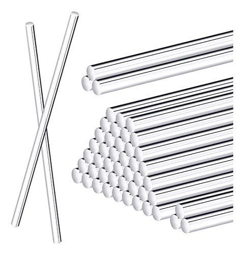 30 Pieces 12 Inch Acrylic Dowel Rods For Diy Crafts 0.2...