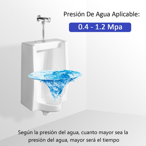 Llave Temporizadora Para Mingitorio Boton Cromada Fontanery
