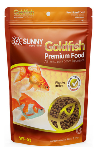 Alimento Para Peces Japoneses, Tropicales Goldfish 90gr Food