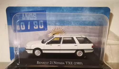 Autos Inolvidables Argentinos 80/90 Renault 21 Nevada Txe Blanco