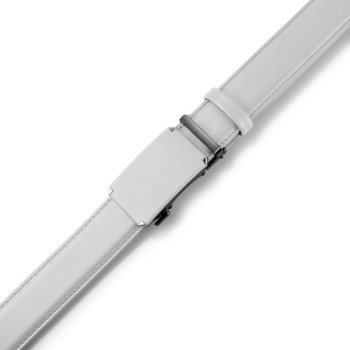 Cinturón De Piel Para Hombre Vestir Con Hebilla Automática