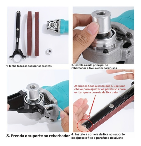 Suporte Modificado Para Lixadeira De Cinta, Acessórios