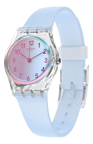 Relógio Swatch Casual Blue Lk396 Cor da pulseira: azul claro