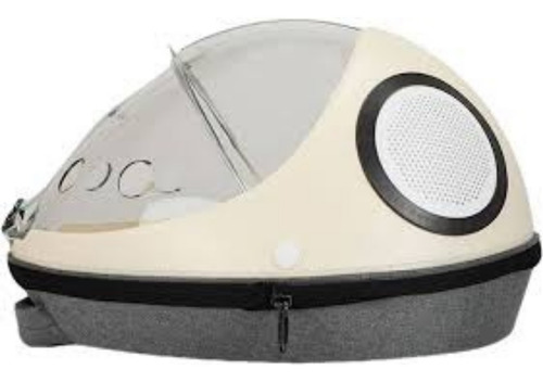 Mochila Transparente Para Gato Con Cama Espacial