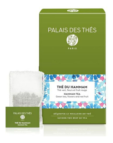 Té Du Hammam - Premium Con Frutas Y Flores - 20 Bolsitas De 