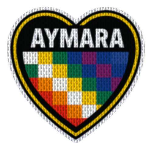 Parche 7,5cm Fshd Emblema Wiphala Aymara Modelo 02 Emblema Wiphala Aymara Modelo 02