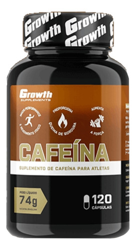 Cafeína 420mg 120 Cápsulas Original Growth