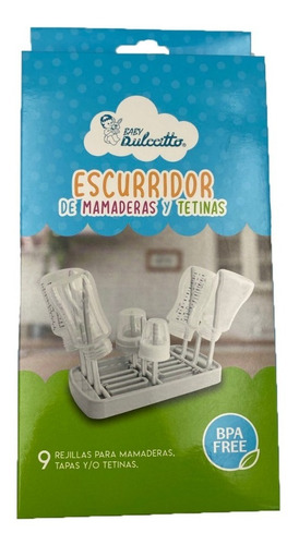 Imagen 2 de 3 de Escurridor De Mamaderas Y Tetinas Bebe Plegable Rack