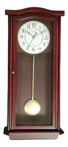 Reloj Mural Péndulo De Madera Timesonic P237