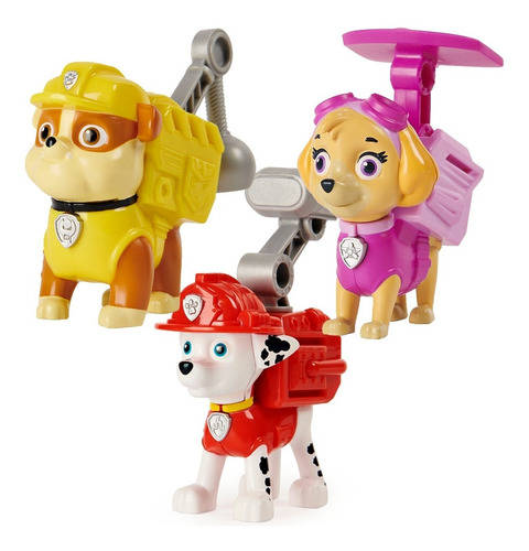 Paw Patrol Muñeco Marshall Rubble Skye Chase Everest O Rocky